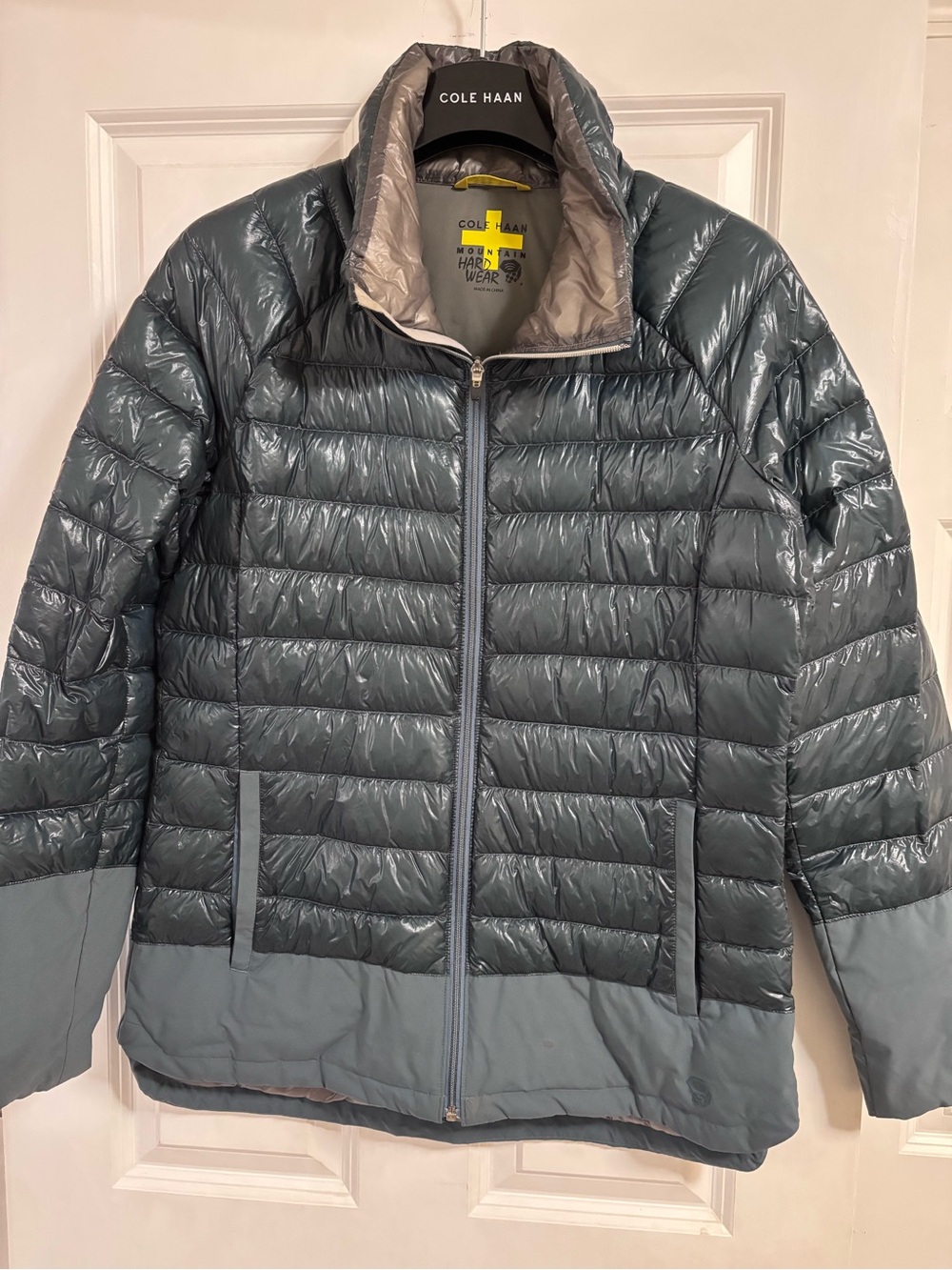 Mountain Hardwear x Cole Haan Goose Down Jacket in Slate Blue
